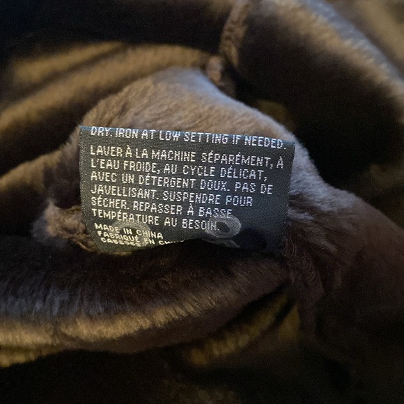 Liz Claiborne Faux Suede and Fur Lined Coat - Picture 7 of 7